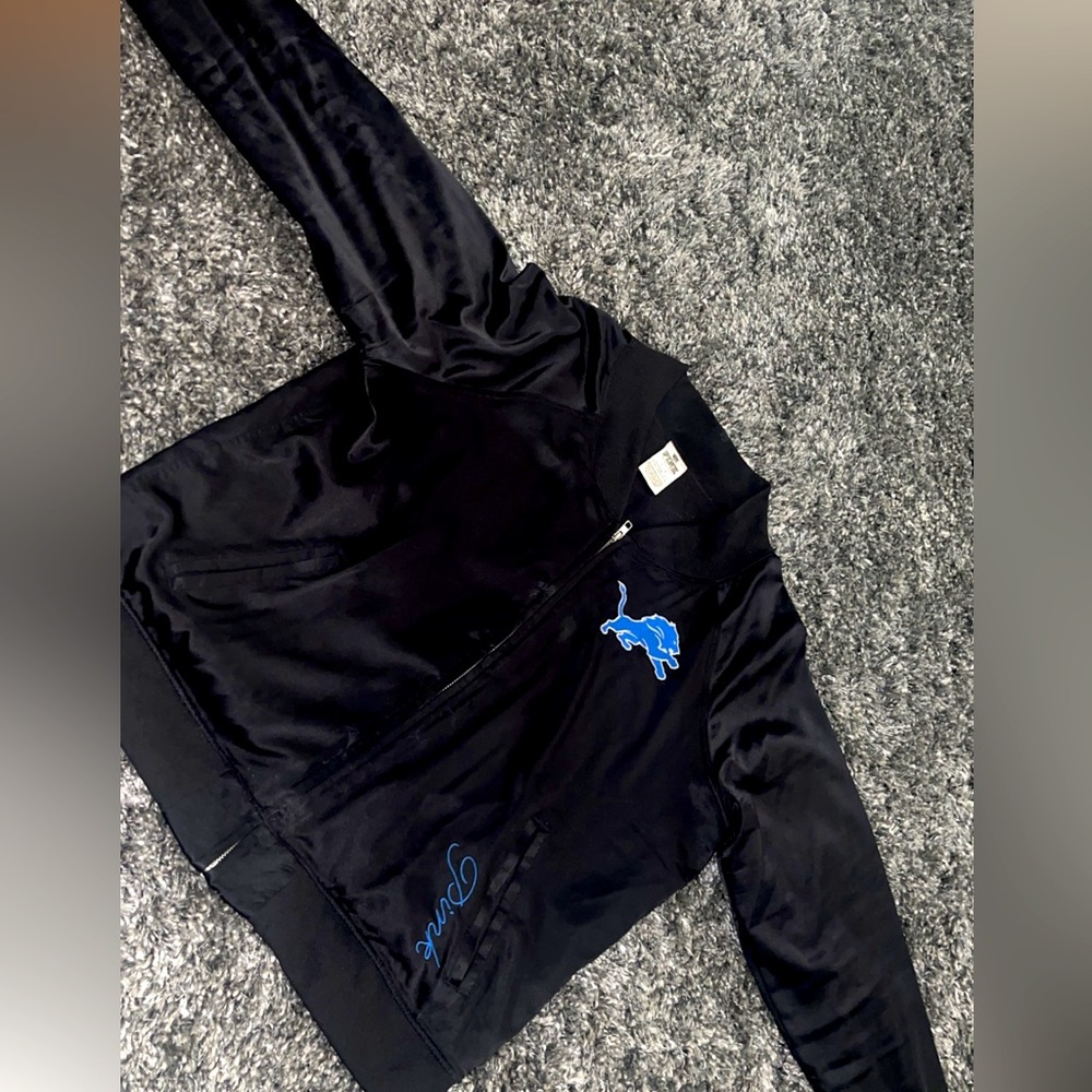 Pink Detroit Lions Football Jacket